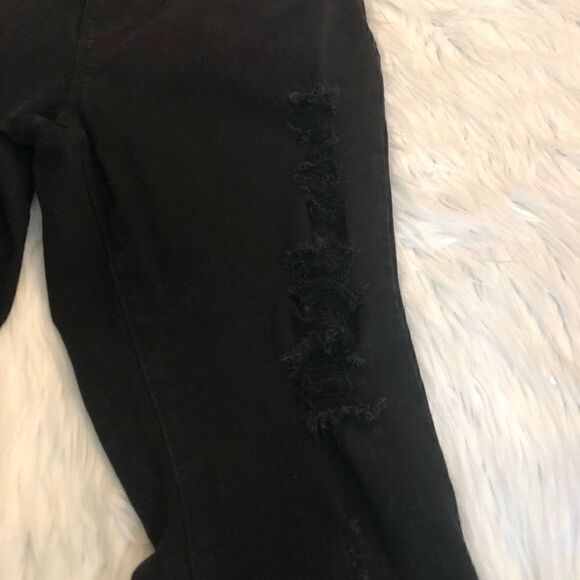 Torrid sky high skinny jeans 16S black distressed - Picture 3 of 8